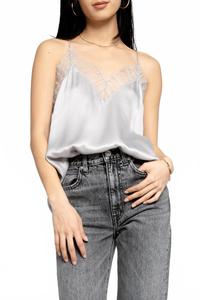 Майка Berwyn с V-образным вырезом, светло-серого цвета Iro, светло-серый