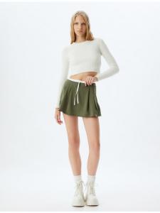 Мини-юбка KOTON, хаки