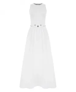 Элегантное длинное платье Kocca, белый