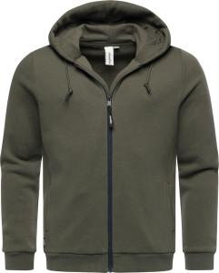 Толстовка с капюшоном на молнии Ragwear Wernons, оливковый