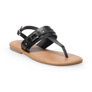 Женские сандалии-стринги Sonoma Goods For Life Karri Shield, черный