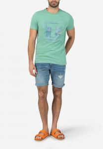 Джинсовые шорты TIMEZONE, сине-серый