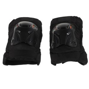 Мотоциклетные налокотники, спортивная защитная экипировка на липучках, налокотники для езды на велосипеде TOGEVAL, Black