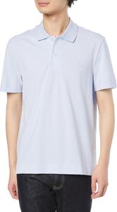 Мужская повседневная рубашка-поло Lacoste из эластичного пике, однотонная, светло-синий