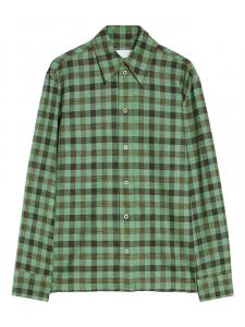 Jil Sander клетчатая рубашка, зеленый