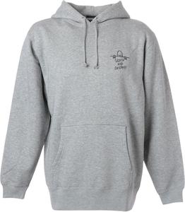 Мужская толстовка с капюшоном Thrasher TH95601 / SK8 & DESTOROY (с логотипом бренда) Классическая модель, серый