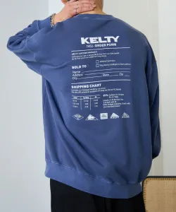KELTY / Пигментный свитшот с логотипом Kelty Back Limited Edition, ограниченная серия