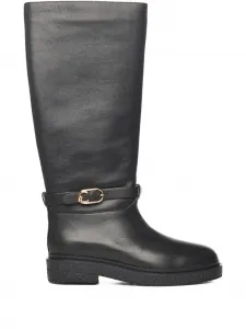 Сапоги с пряжками Coccinelle, черный