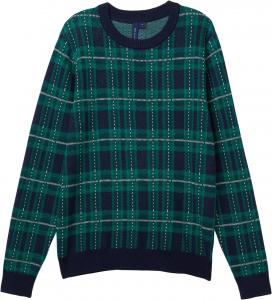 Свитер Janie and Jack  Plaid Crewneck Sweater, Multicolor