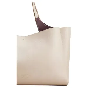 TOD'S Кожаная сумка Medium Women's Light Brown