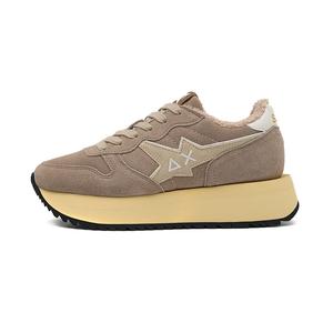 SUN68 Женские повседневные низкие туфли на платформе с амортизацией, цвет Z44220-16 Beige