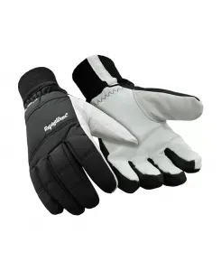 Мужские перчатки из нейлона и кожи - утепленные рабочие перчатки для температур ниже нуля Refrigiwear, черный