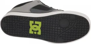 Мужские кроссовки DC Shoes Pure Mid для повседневного ношения и скейтбординга, черный/серый/зеленый