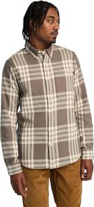 Timberland мужская фланелевая клетчатая рубашка Midweight, Chocolate Chip Yd