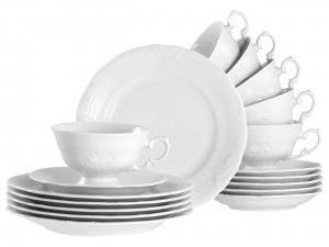 Creatable Кофейный сервиз белый Frederike, 18 предметов