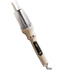 Щипцы для завивки 32 мм антиожог электрическая вращающаяся палочка JY 5015 GANGJIN, Ecru