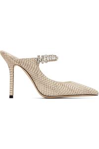 Jimmy Choo Бежевые туфли на каблуках 100 мм