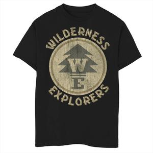 Футболка с изображением значка исследователя дикой природы Disney Pixar Up для мальчиков 8–20 лет Licensed Character
