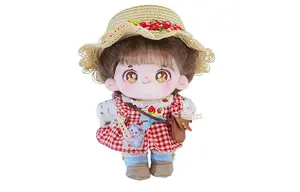 Xilemeng Оригинальная кукла Brand Puffed White Rabbit, хлопковая кукла, кукла для переодевания, плюшевая кукла высотой 20 см