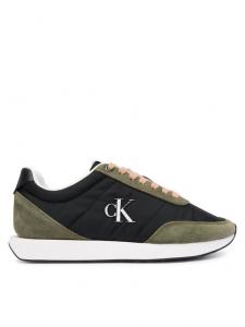 Кроссовки Retro Runner Lace Up Nylon Mg YW0YW01990 Calvin Klein, черный