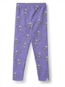 Småfolk Леггинсы "Скелеты" фиолетового цвета