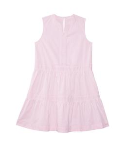 Платье Vineyard Vines Kids Harbor Tiered Dress, цвет Pink Blossom/Watercolor