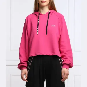Укороченная толстовка Liu Jo, розовый