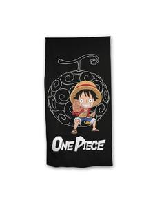One piece Банное полотенце One Piece - красочное и впитывающее пляжное полотенце черного цвета