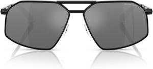 Michael Kors мужские солнцезащитные очки Mk1167 Mar Vista шестиугольной формы, Black Shiny/Silver Mirrored Gradient