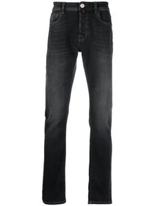 Billionaire прямые джинсы с нашивкой-логотипом, черный