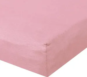 Простыня на резинке Dream Sleep Jersey Elastane De-Luxe 200x220 - 220x240 см, цвет старая роза Traumschlaf