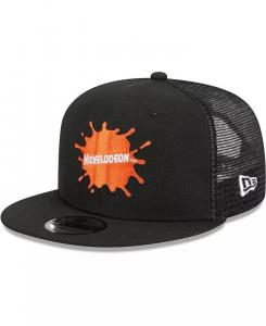 Мужская черная бейсболка Nickelodeon Splat Trucker 9FIFTY Snapback New Era