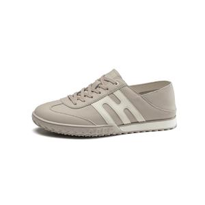 Низкие повседневные туфли мужские светло-серые AOKANG, Light Gray