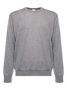 Свитер с круглым вырезом Eleventy, серый