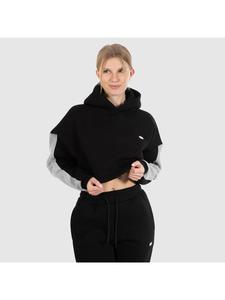Толстовка SMILODOX Crop Hoodie Amaya, черный
