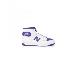 Фиолетовые кожаные кроссовки New Balance