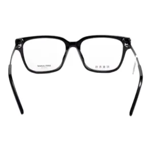 SAINT LAURENT Очки для зрения Plate And Metal Square Unisex Modern Black