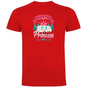 Футболка с коротким рукавом Kruskis Camping Princess, красный