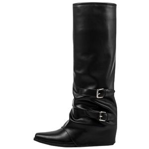 Сапоги женские 7 см Wonderful couple, Black