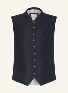 Традиционный жилет Бенджамина с льном Johann & Johanna, синий
