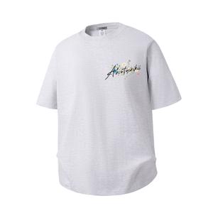 Футболка с коротким рукавом унисекс YIVIKII, белый