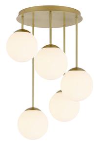 Подвесной светильник Novel белый, золотистый диаметр/высота: 42/59,5 см