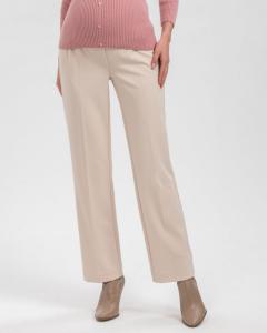 Брюки прямого кроя Noah из эластичной ткани для беременных PIETRO BRUNELLI MATERNITY, Oatmeal
