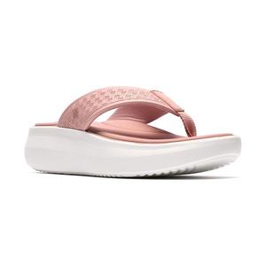 Женские тапочки-вьетнамки Cloudsteppers Solevana Post с амортизацией Clarks, Dusty Pink