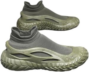 Мужские спортивные кроссовки с шнуровкой и низким верхом, удобные дышащие повседневные кроссовки, обувь для походов на открытом воздухе Qacksv, зеленый