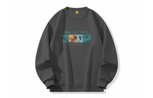 Свитшот Unisex Crew Neck Moderate Regular Jeep, iron серый
