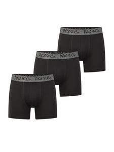 Трусы боксеры Phil & Co. Berlin Retro Boxer Jersey Core, цвет Black Grey