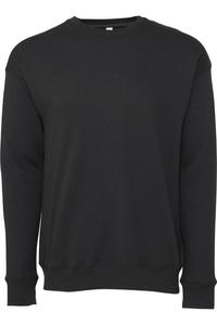 Толстовка унисекс для взрослых из флиса Bella + Canvas с заниженной линией плеч, цвет dtg dark grey