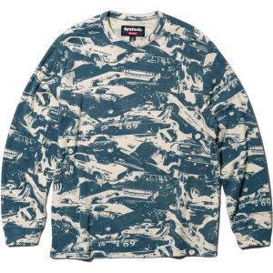 X Hysteric Glamour Cars Thermal Supreme, синий