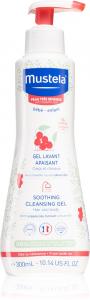 Успокаивающий очищающий гель Bébé для детей с рождения Mustela, 300 мл